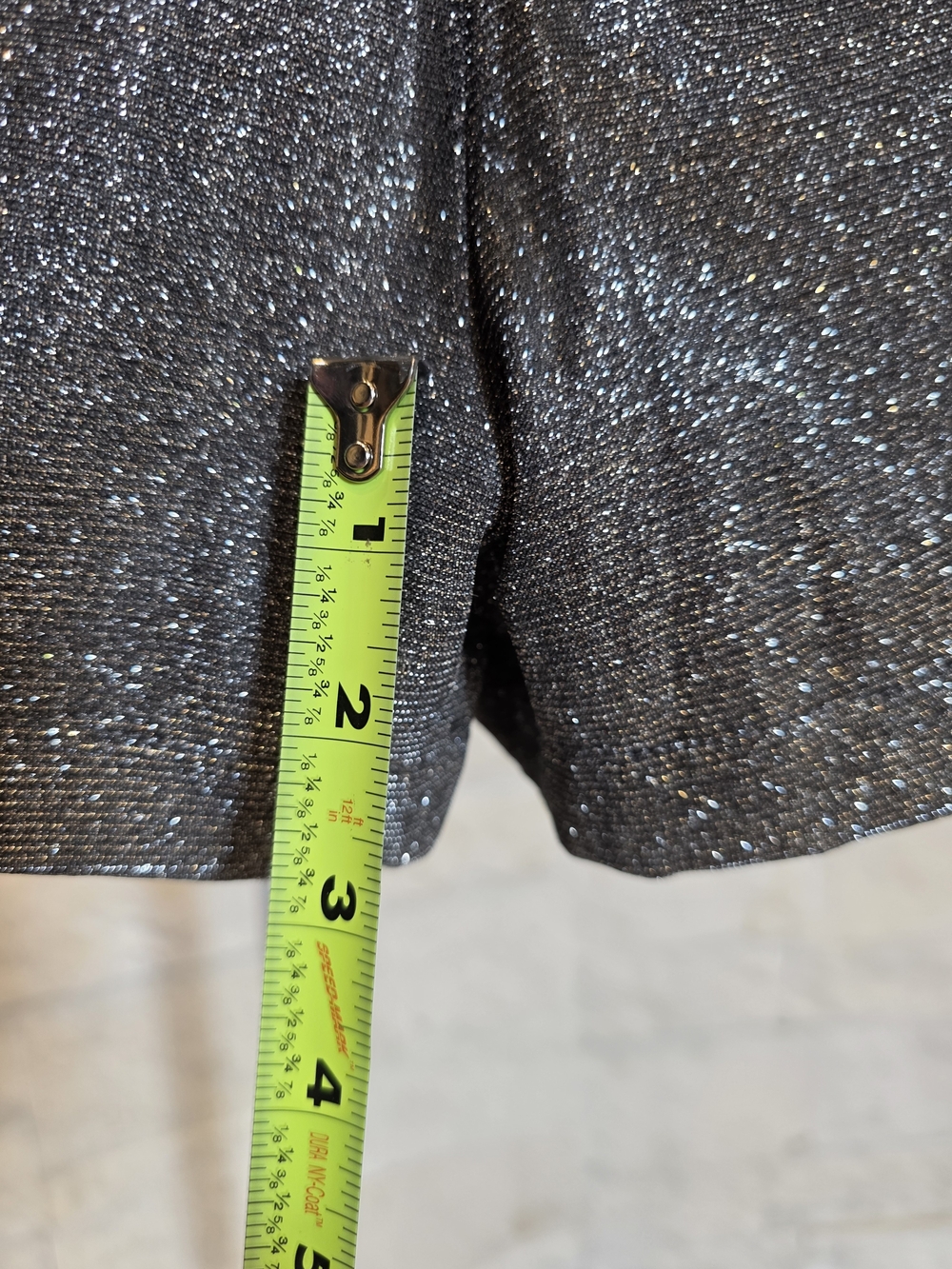 Sparkle Ruffle Mini Skort - Silver - Picture 6 of 8